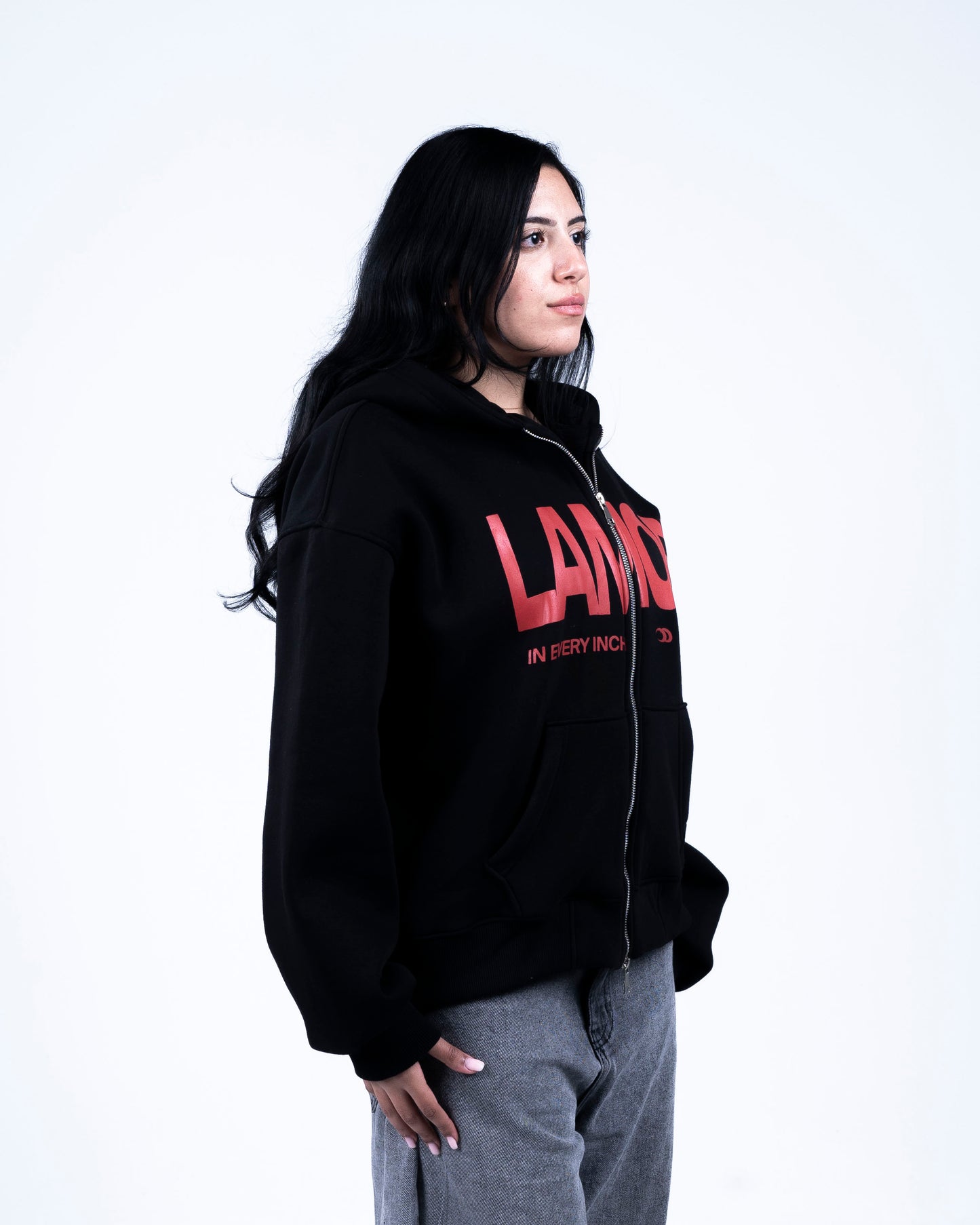 Black Zip-up Hoodie