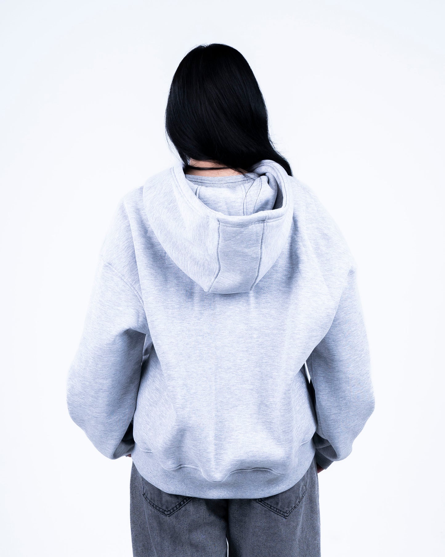 Grey Zip-up Hoodie