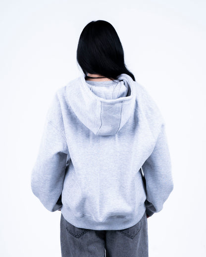 Grey Zip-up Hoodie