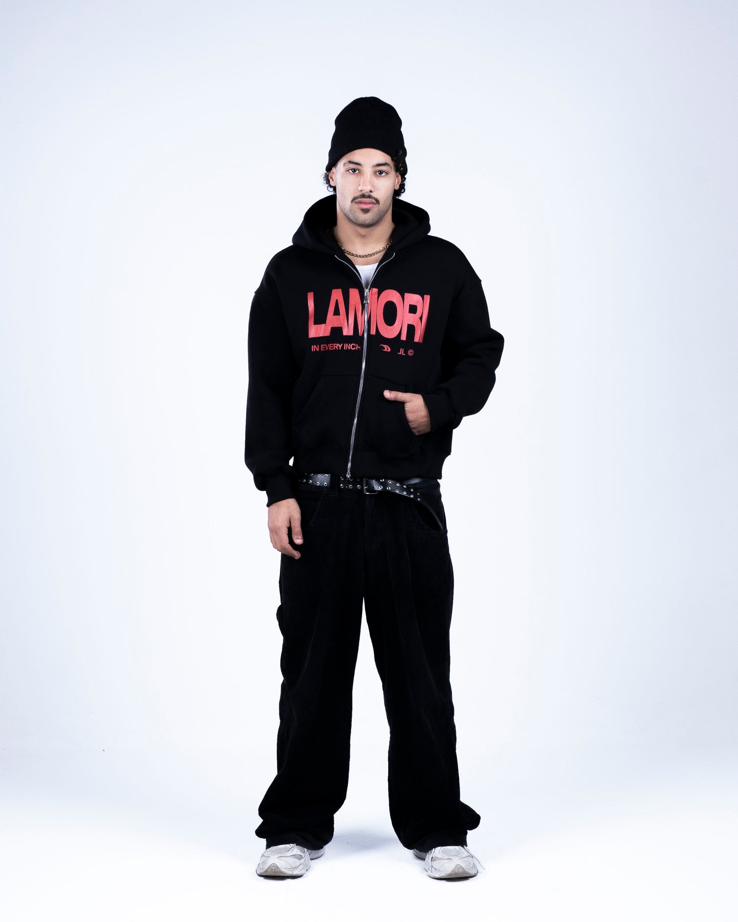 Black Zip-up Hoodie