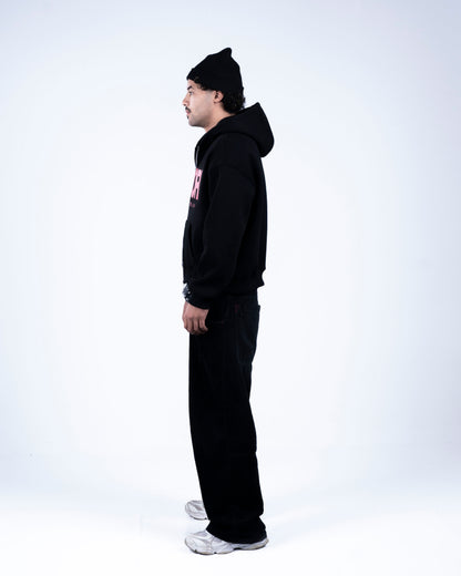 Black Zip-up Hoodie
