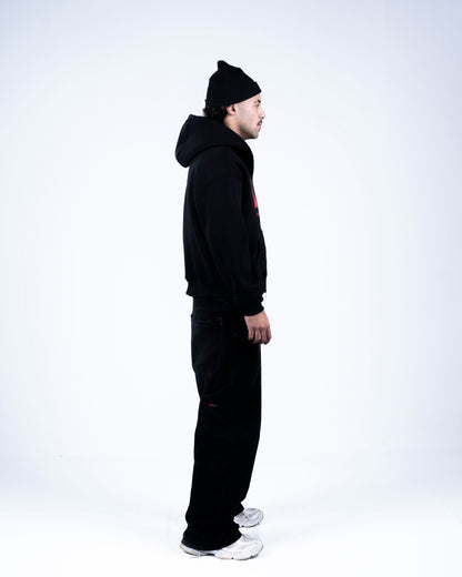 Black Zip-up Hoodie