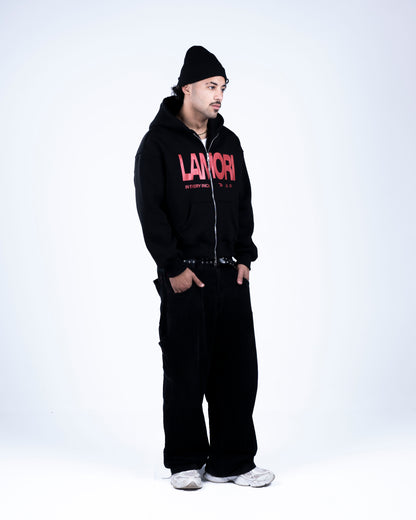 Black Zip-up Hoodie