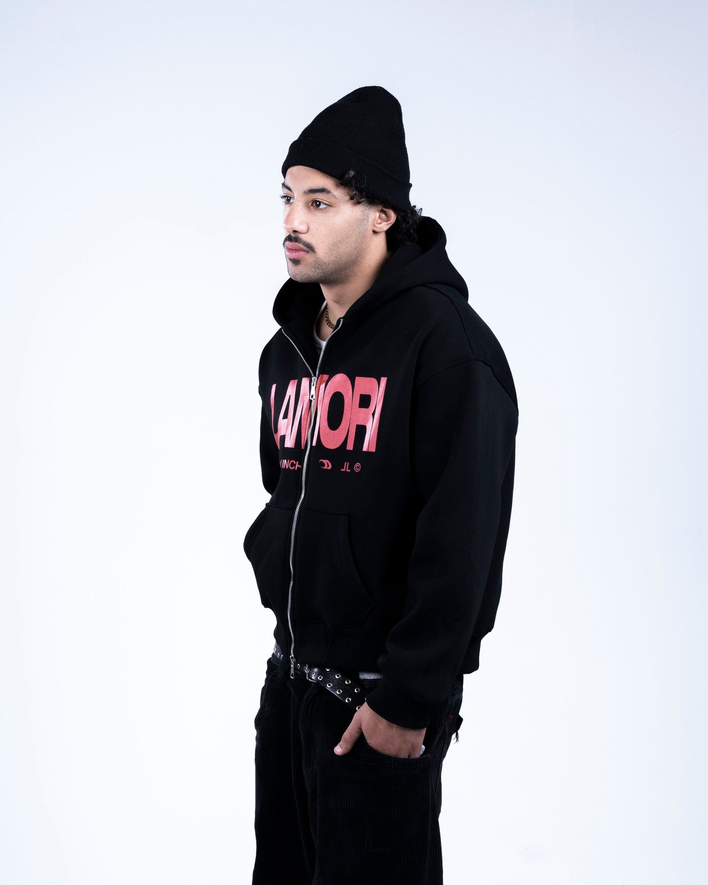 Black Zip-up Hoodie