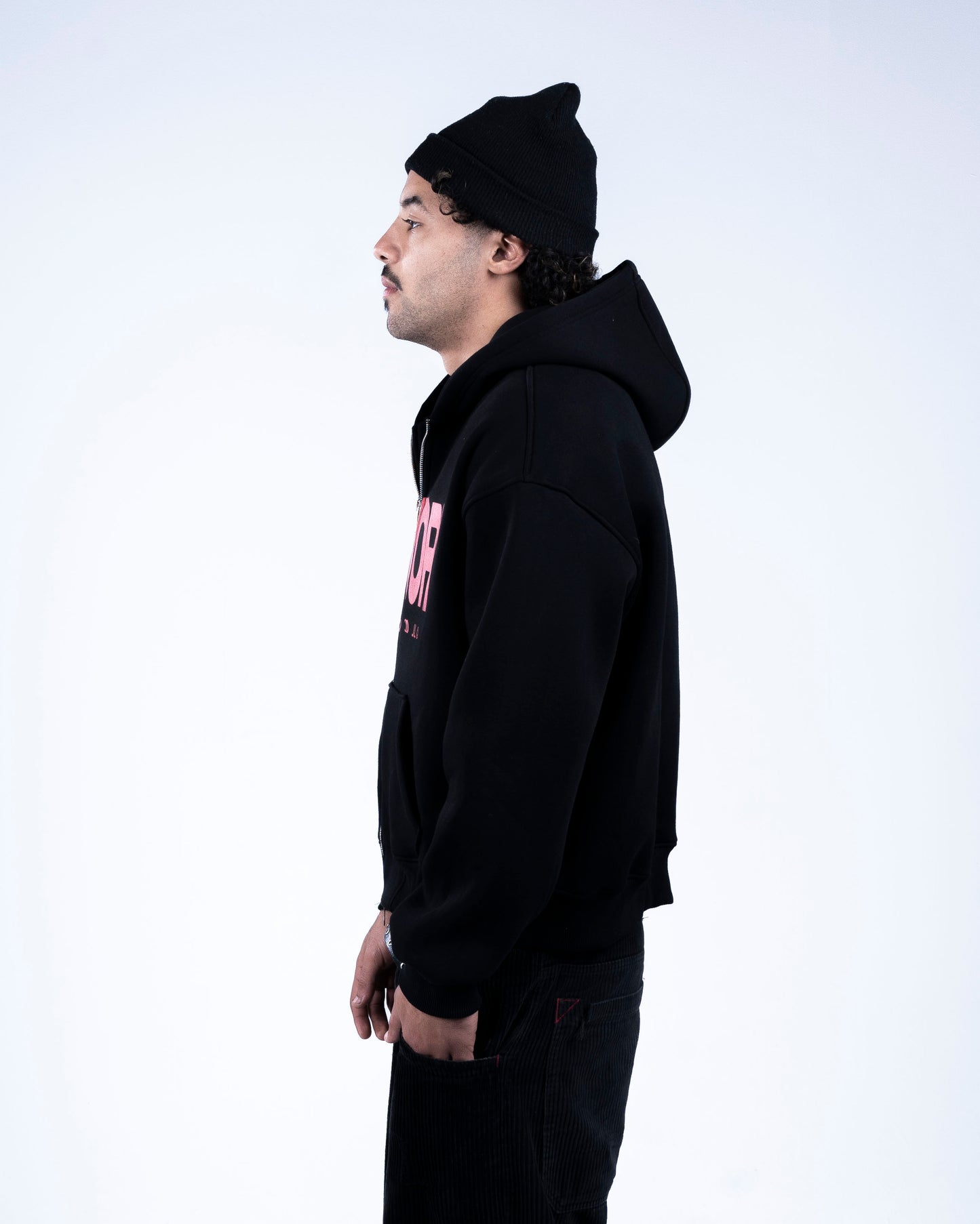 Black Zip-up Hoodie