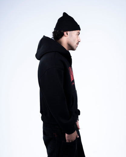 Black Zip-up Hoodie