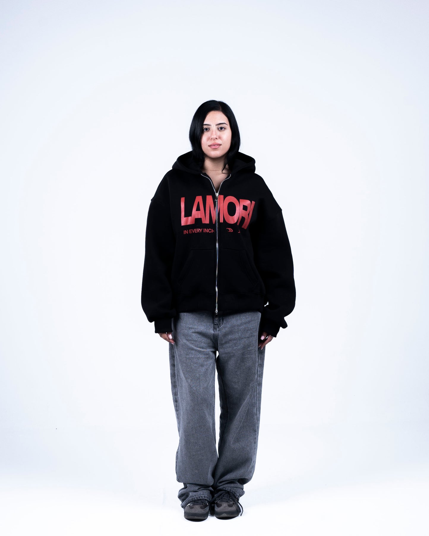 Black Zip-up Hoodie