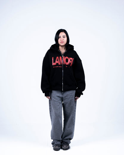 Black Zip-up Hoodie