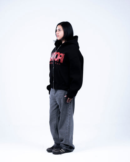 Black Zip-up Hoodie