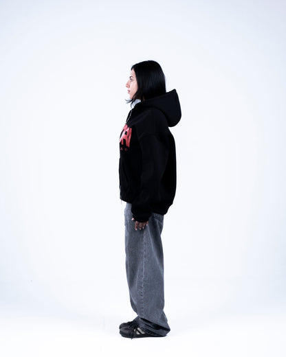 Black Zip-up Hoodie