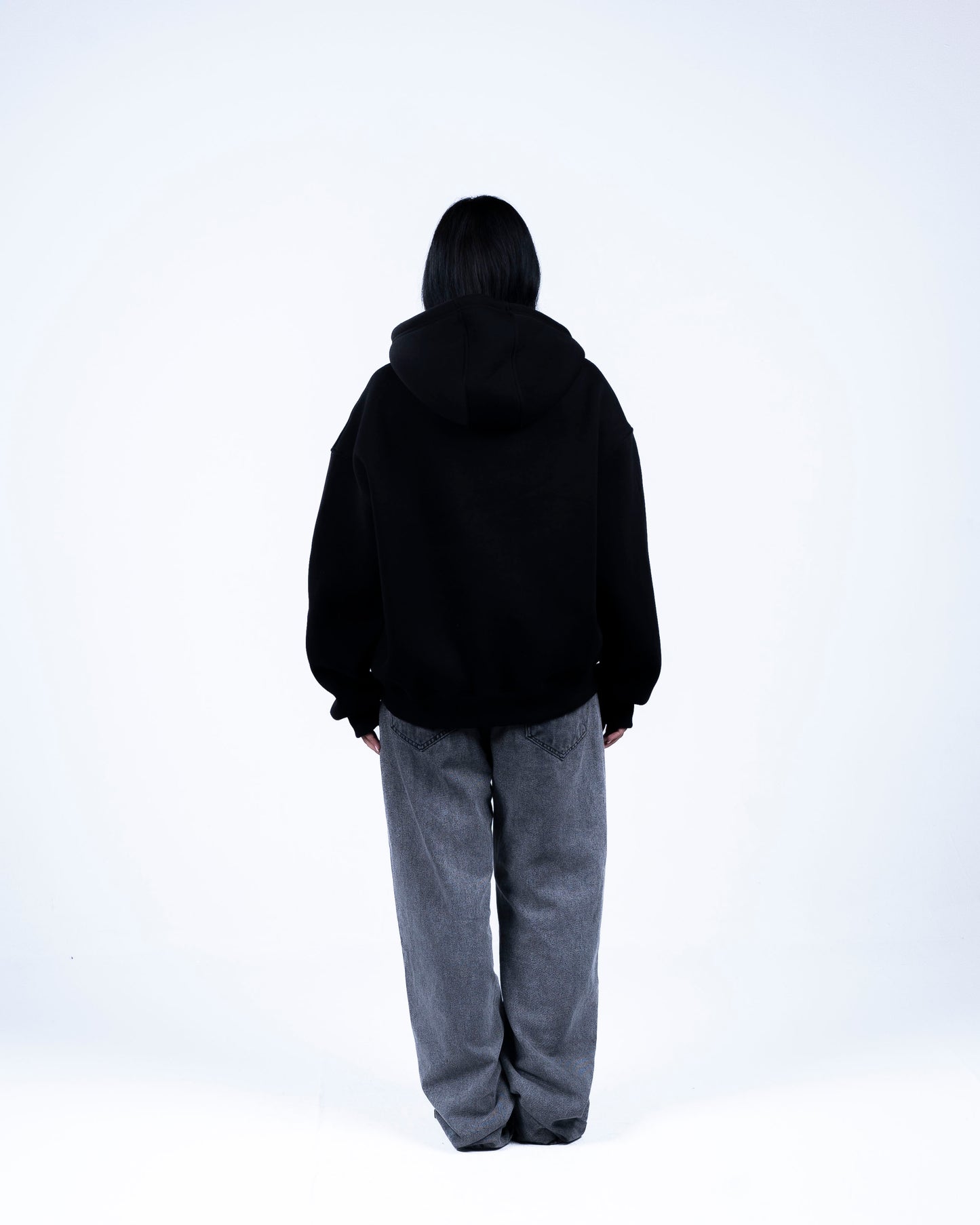 Black Zip-up Hoodie