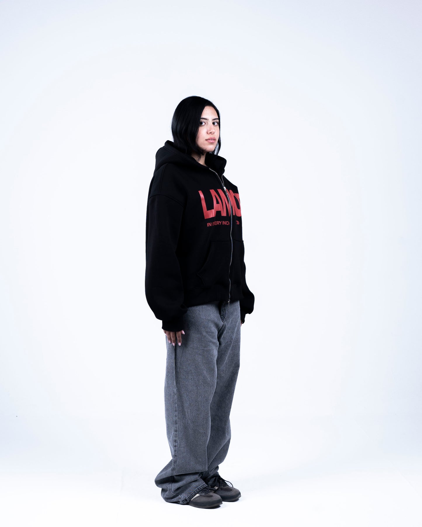 Black Zip-up Hoodie