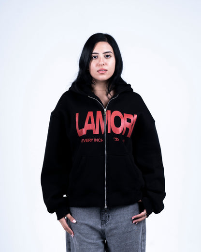 Black Zip-up Hoodie