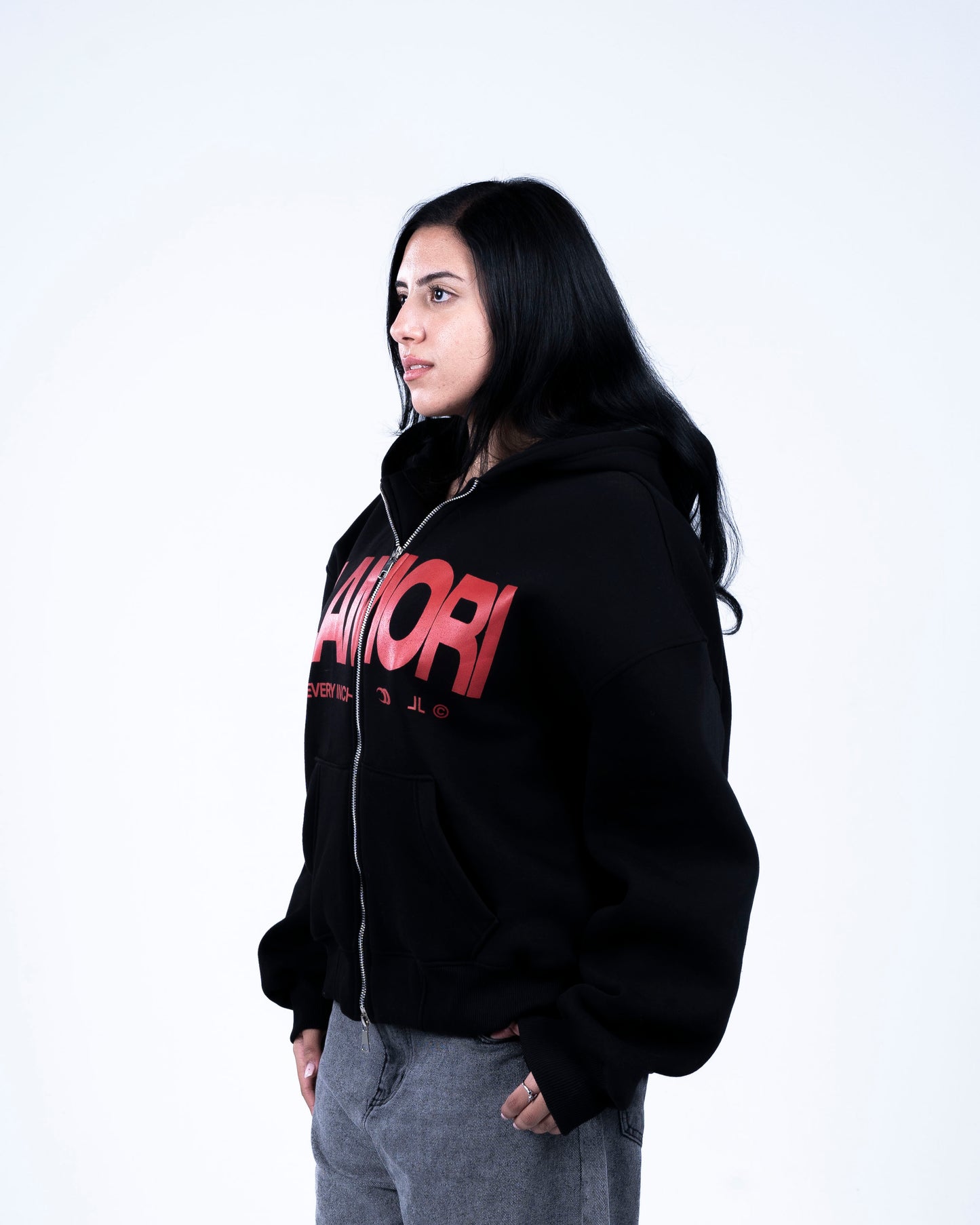 Black Zip-up Hoodie