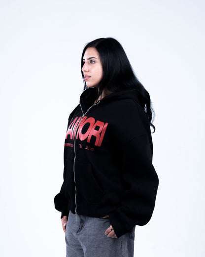 Black Zip-up Hoodie