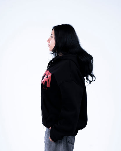 Black Zip-up Hoodie